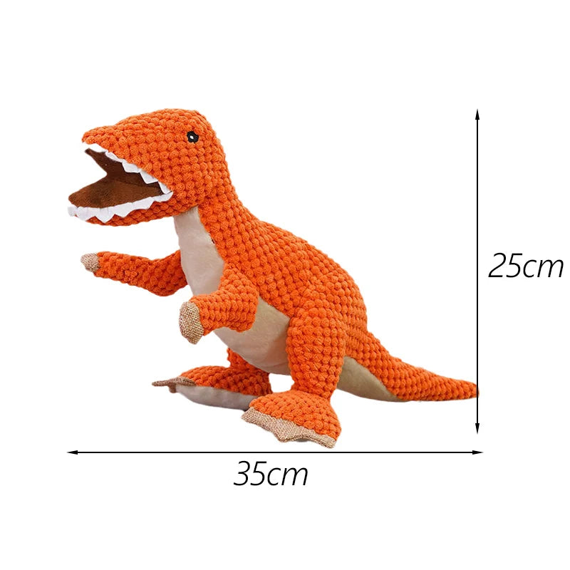 Indestructible Dino Dog Toy